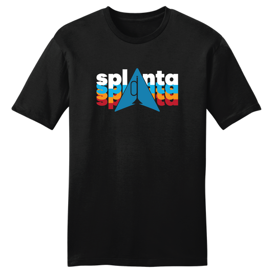 Splanta - T-Shirt - Black